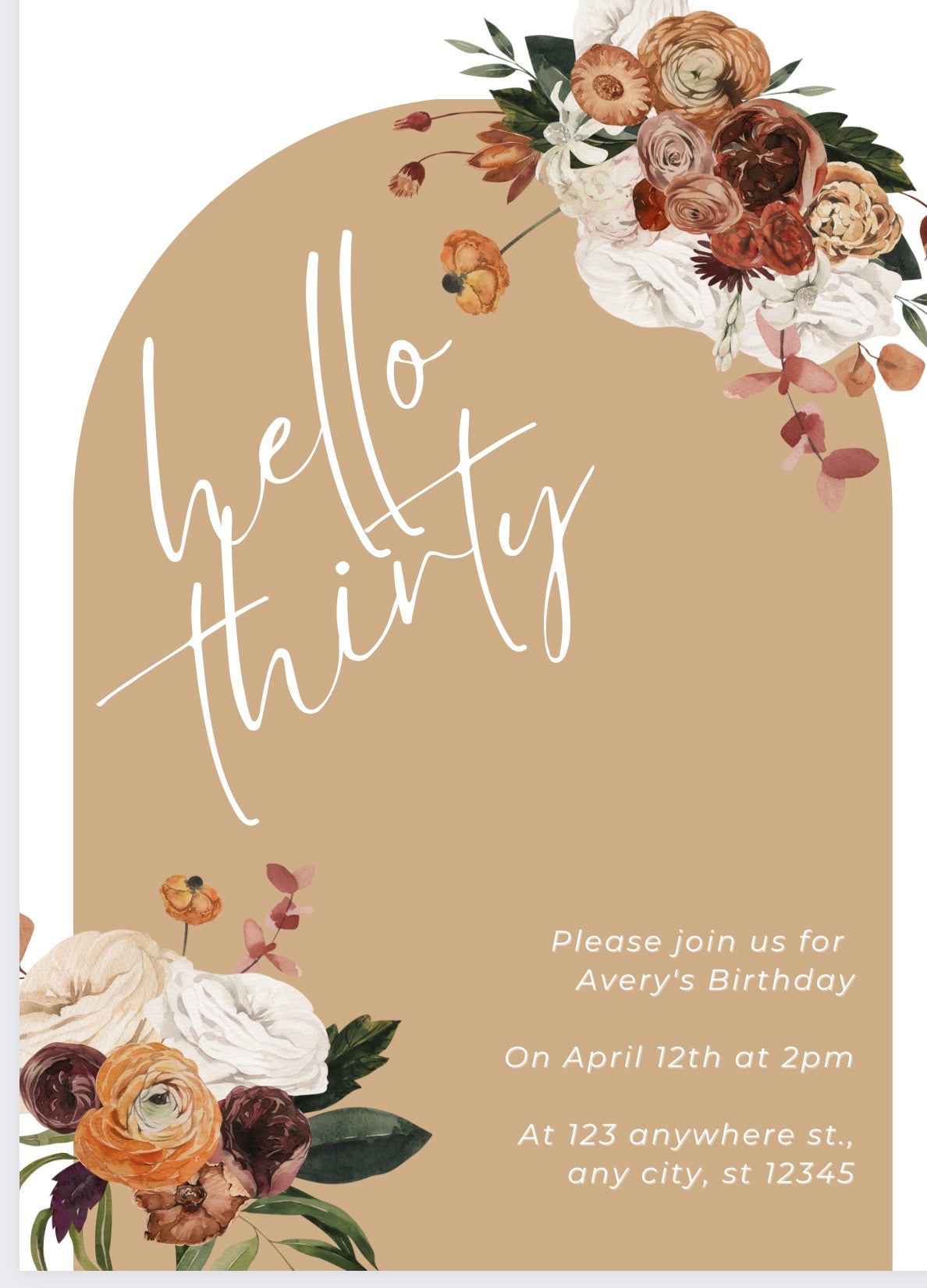 Customized Digital/Animated or Print Invitations